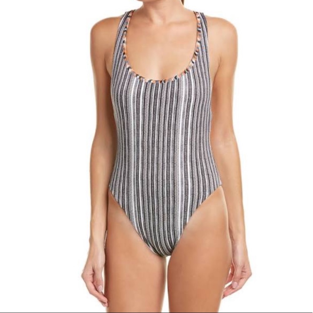 Red Carter Reversible Swimsuit
